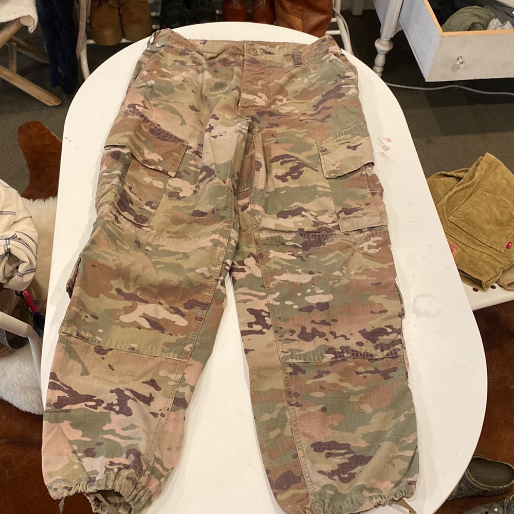 Camo cargo pants